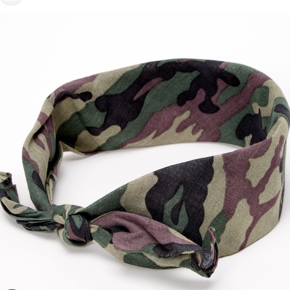 Military print bandana